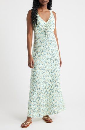 Rip Curl Surf Side Maxi Dress in Light Yellow at Nordstrom, Size X-Small