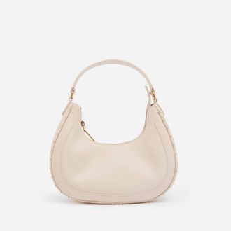 Ted Baker Kaelyin Mini Studded Baguette Bag In Nude