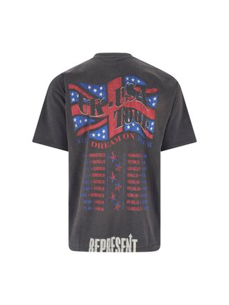 Represent Mens T-Shirts And Polos Grey Cotton