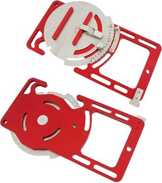 OEM Riel Cuadrado Ajustable, Aleaci&oacute;n De Aluminio + Acero Inoxidable, 368 Mm X 178 Mm, Compatible Con Festool, &Aacute;ngulo Ajustable De 0 A 60&deg;, Pesa 2,3 Kg