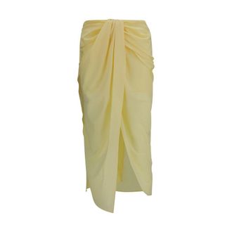 Jacquemus Polyester Midi Womens Skirt