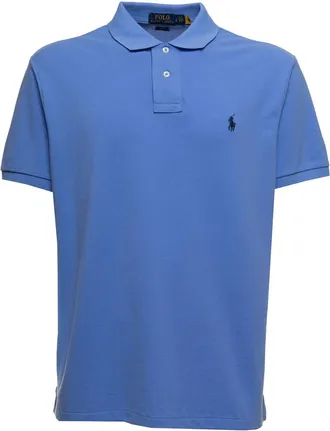 Ralph Lauren Blue Pony Embroidery Polo Shirt