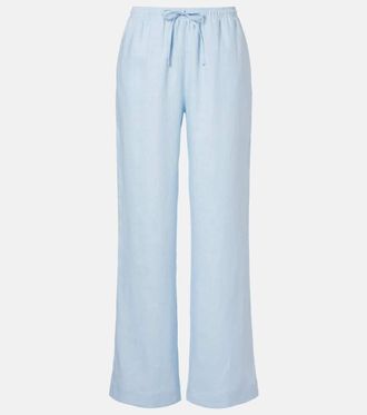 Asceno Aurelia linen wide-leg pants