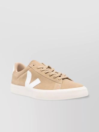 Veja suede low-top sneakers leather trim