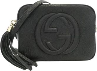 Gucci Pre-owned Soho Leren Schoudertas - Dames - Vintage Schoudertas - Zwart - ONE Size - Leer - Vintage