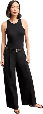 M.M.LaFleur Aubry Crewneck Tank in Black at Nordstrom, Size X-Large