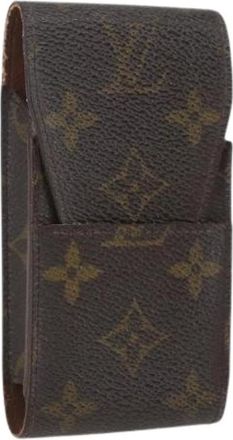 Louis Vuitton Pre-owned Accessories, female, Brown, Size: ONE SIZE Pre-owned Canvas Pouch