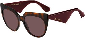 Etro Authentieke Bril met Topkwaliteit - unisex - Zonnebrillen - Bruin - 55 MM - Accessoires