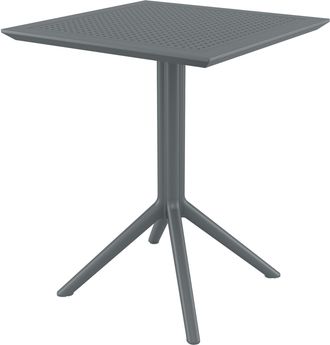 Clp Mesa Plegable Sky Gris Oscuro Cuadrada