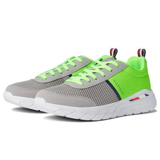 Tommy Hilfiger Numly Sneakers Mens US Gray Green Lace Up Running Shoes GAL820