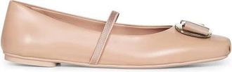 Ferragamo Ballerinas - Dames - Ballerinas - Roze - 37 1/2 EU - Schoenen