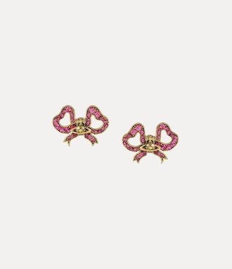 Vivienne Westwood Rigoberta Earrings -Gold-rose-crystal -Gold-rose-crystal Women