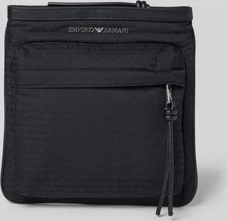 Emporio Armani Handtasche mit Label-Applikation in Black, Größe 1