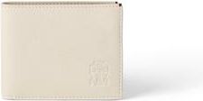 Brunello Cucinelli Calfskin wallet in Chalk at Nordstrom