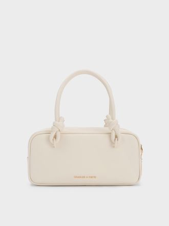 Charles & Keith Sammie Knotted-Handle Elongated Bag
