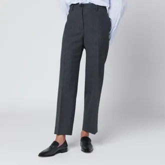 Prada Slate grey wool trousers