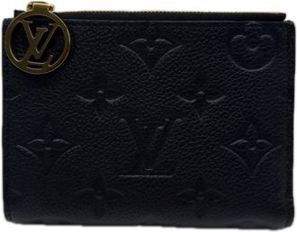 Louis Vuitton Monogram Empreinte Black Noir Wallet (Bi-Fold) (Pre-Owned)