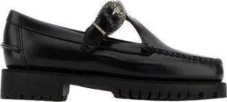Sebago Aurora Lug - Dames - Loafers - Zwart - 36 EU - Leer - Schoenen