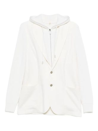 Eleventy Blazer met capuchon - Beige