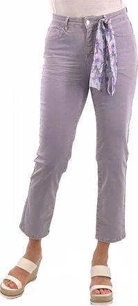 Orly Belted Pants In Lavender