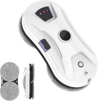 OEM Robot Limpiacristales, Pulverizaci&oacute;n Autom&aacute;tica De Agua, Potente Succi&oacute;n, Blanco