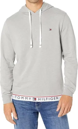 Tommy Hilfiger French Terry Hoodie In Gray