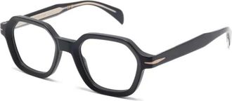 Eyewear by David Beckham Glasses, male, Black, Size: 48 MM DB 7140 003 Optical Frame