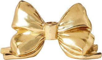 Two's Company Large Bow Taper Candleholder