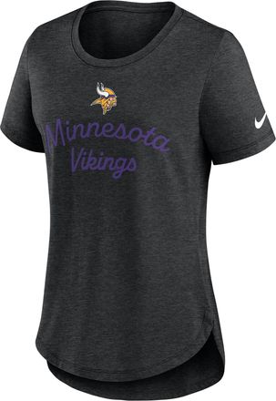 Nike Minnesota Vikings Script Nike Womens NFL T-Shirt in Black | NKMV00H9M-EVH