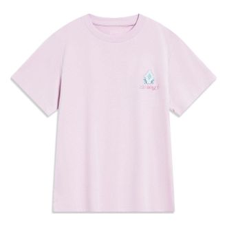Li-Ning (WMNS) Li-Ning Small Graphic T-shirt Pink AHST432-2