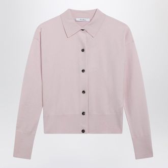 Max Mara Pink Wool Blend Cardigan