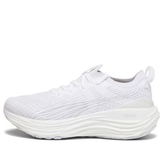 Puma (WMNS) PUMA ForeverRun Nitro Knit White Feather Grey 379140-01
