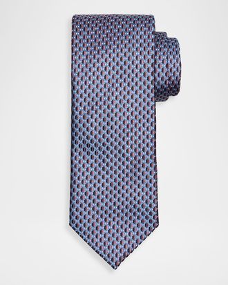 Brioni Men & apos;s Micro-Jacquard Silk Tie