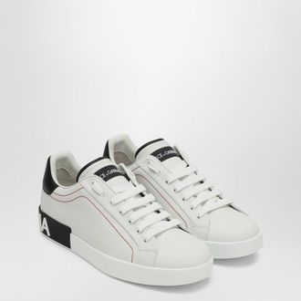 Dolce & Gabbana Dolce&Gabbana Portofino White/Black Leather Sneaker