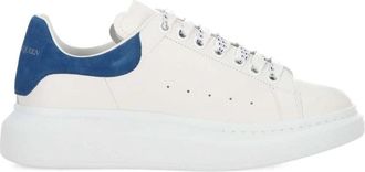Alexander McQueen Witte Zijde Nylon Sneakers - Heren - Sneakers - Wit - 40 EU - Nylon - Schoenen