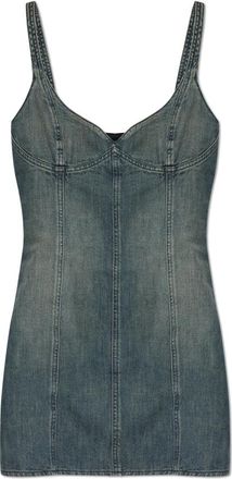 Balenciaga Denim jurk - Dames - Korte kleedjes - Blauw - S - Denim - Kleedjes