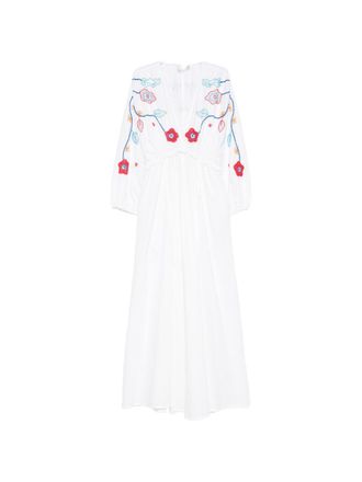 Forte_Forte Womens Embroidered Cotton Dress