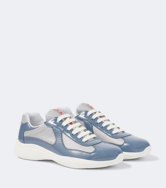 Prada Americas Cup patent leather sneakers