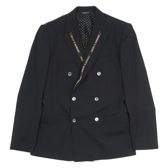 Dolce & Gabbana Blazers, male, Black, Size: 2XL Blazers