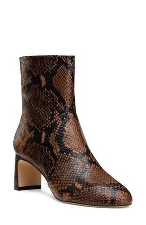 Stuart Weitzman Babette Zip Bootie 60 in Espresso at Nordstrom Rack