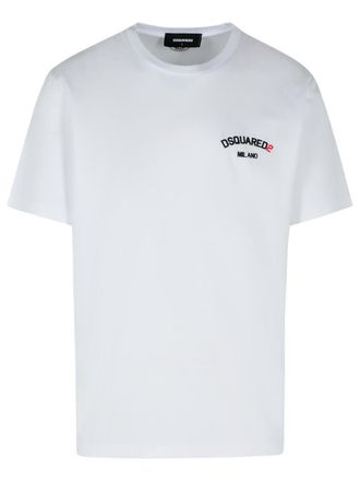 Dsquared2 White Cotton T-Shirt