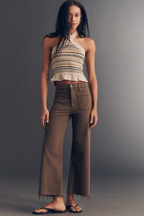 Frame Denim Anchor Pant High-Rise Wide-Leg Jeans