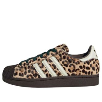adidas (WMNS) adidas Superstar II Leopard Dark Brown Ivory KI4203