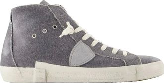 Philippe Model Sneakers, male, Gray, 10 UK, Prsx High Trainers