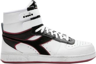 Diadora Retro Basketball Schoen Wit Leer - Heren - Sneakers - Wit - 43 EU - Leer - Schoenen