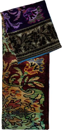 Pierre-Louis Mascia Multicolor Print Silk And Viscose Blend Scarf