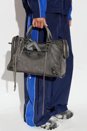 Balenciaga Le City Medium Bag, Womens, Grey
