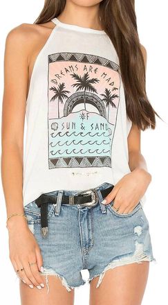 Spiritual Gangster Sun Sand Dreams Luna Tank In Stardust