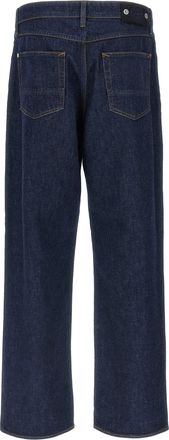 Stone Island Wide-Leg Indigo Denim Jeans - Indigo