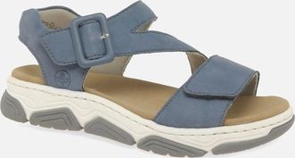 Rieker Womens Lyra Womens Sandals - Navy - Size: 6.5